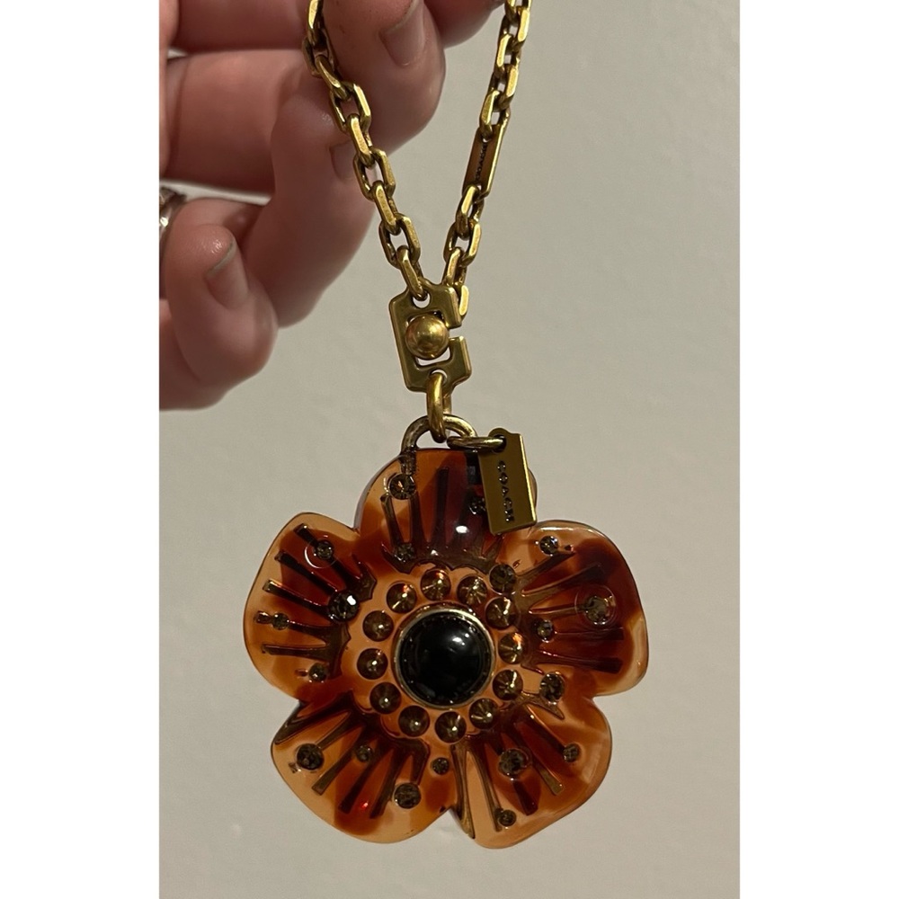 Coach RARE Tea Rose Resin Charm!